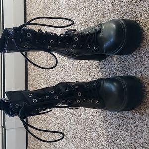 Killstar Mid Calf Boots